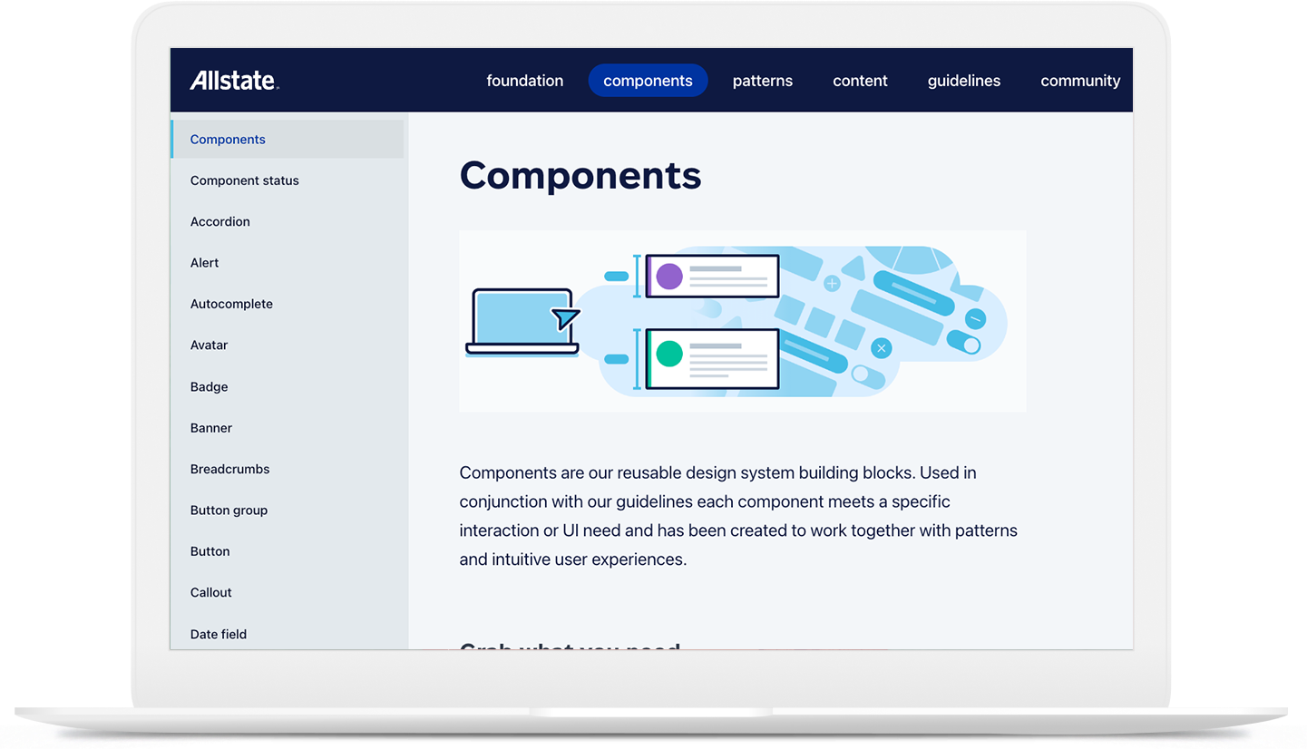 Allstate Design - Design Site Components