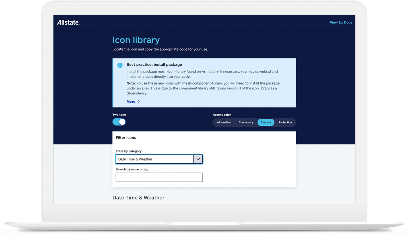 Allstate Design - Icon Library Site