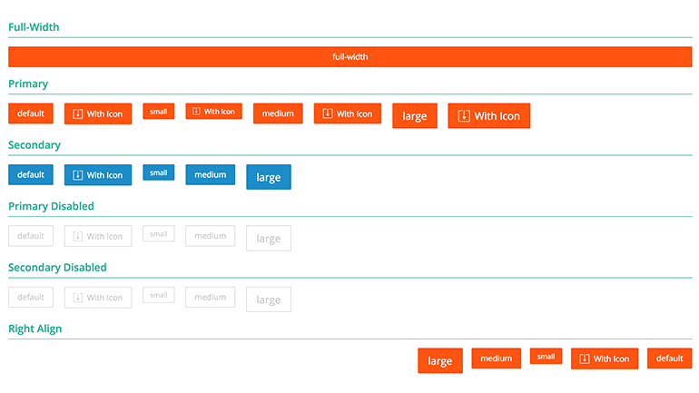 Paylocity Design System Button Components